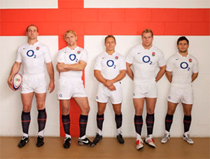 Das englische Rugby Team