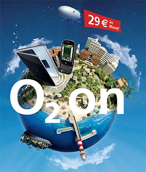 Werbung für O2 on