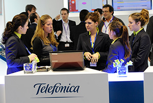 Stand der Telefónica 