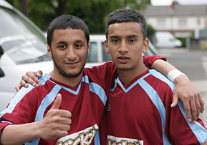 Young footballers