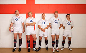 Das englische Rugby Team